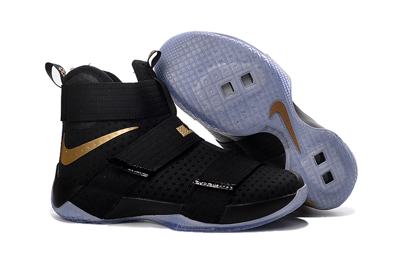 combinación Montaña olvidadizo Nike Lebron Soldier 10 X MVP Gold Black Chanmpionship Basketball Shoes Men  Sneaker 844378 - StclaircomoShops - Sneaker Bianco fuxia G-1372