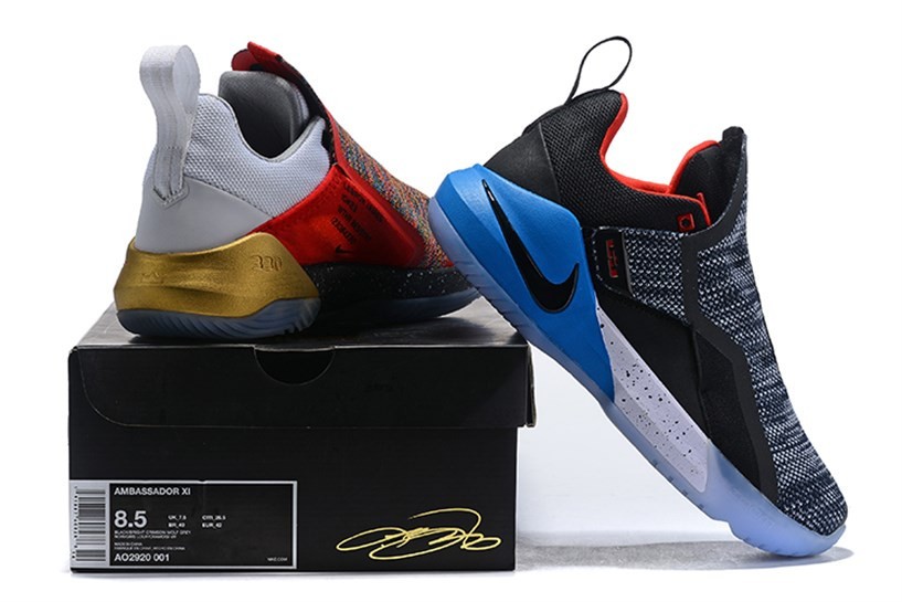 Nike Ambassador 11 GmarShops Nike Ambassador LBJ 11 What The Black White Red AO2920 nike lebron witness iv basketballschuh 901