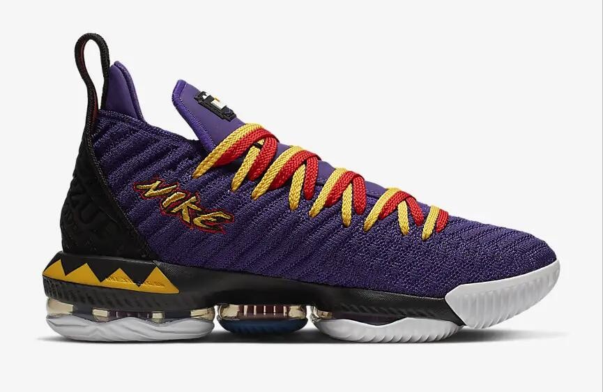 nike air max dynasty boys sale on amazon Zoom Lebron 16 Nike LeBron 16 Court Purple Comet Red Tour Yellow CI1520 GaleriahitShops 500