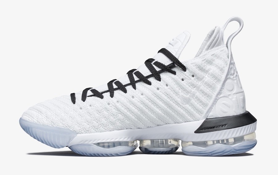 Nike LeBron 16 Equality Away Black White BQ5969 101 Nike SB Air Trainer I Orange Label Shoes Medium Grey Black White Chlorophyll GaleriahitShops Zoom Lebron 16