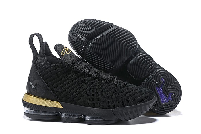 Nike LeBron 16 Im King Black Metallic Gold BQ5970 007 For Sale Zoom Lebron 16 GaleriahitShops nike lunarglide desert sand gold shoes