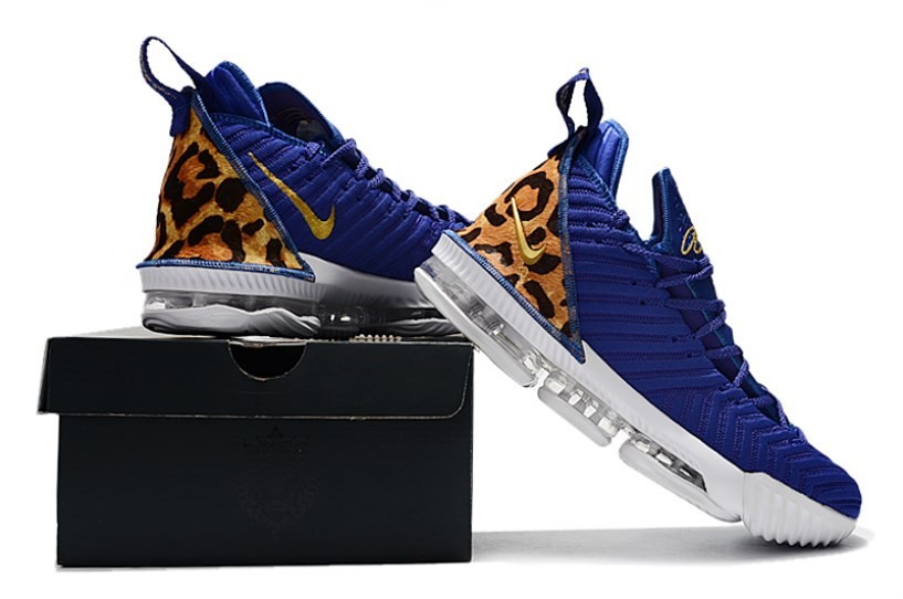 Nike PR1 HOH Zoom Lebron 16 Nike LeBron 16 King LBJ16 Blue Leopard AO2595 CdsprovidenciaShops