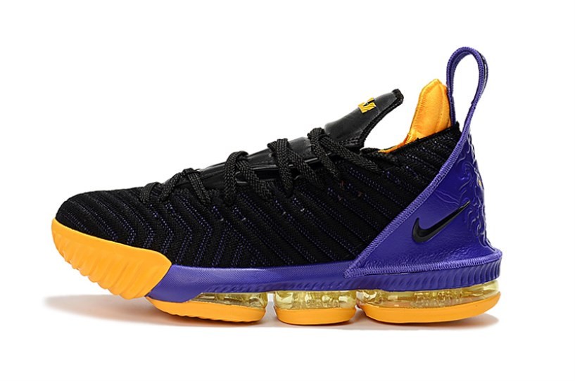 nike air max og restock BvfShops buy nike LeBron 16 LBJ16 Black Purple Yellow AO2595 Zoom Lebron 16