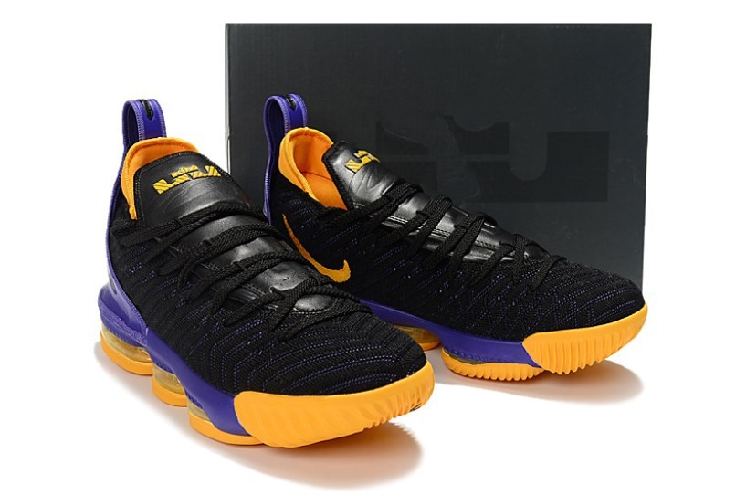 Lebron 16 yellow and black cheap