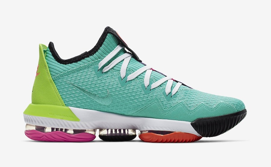 Lebron 16 low hyper jade total orange hotsell