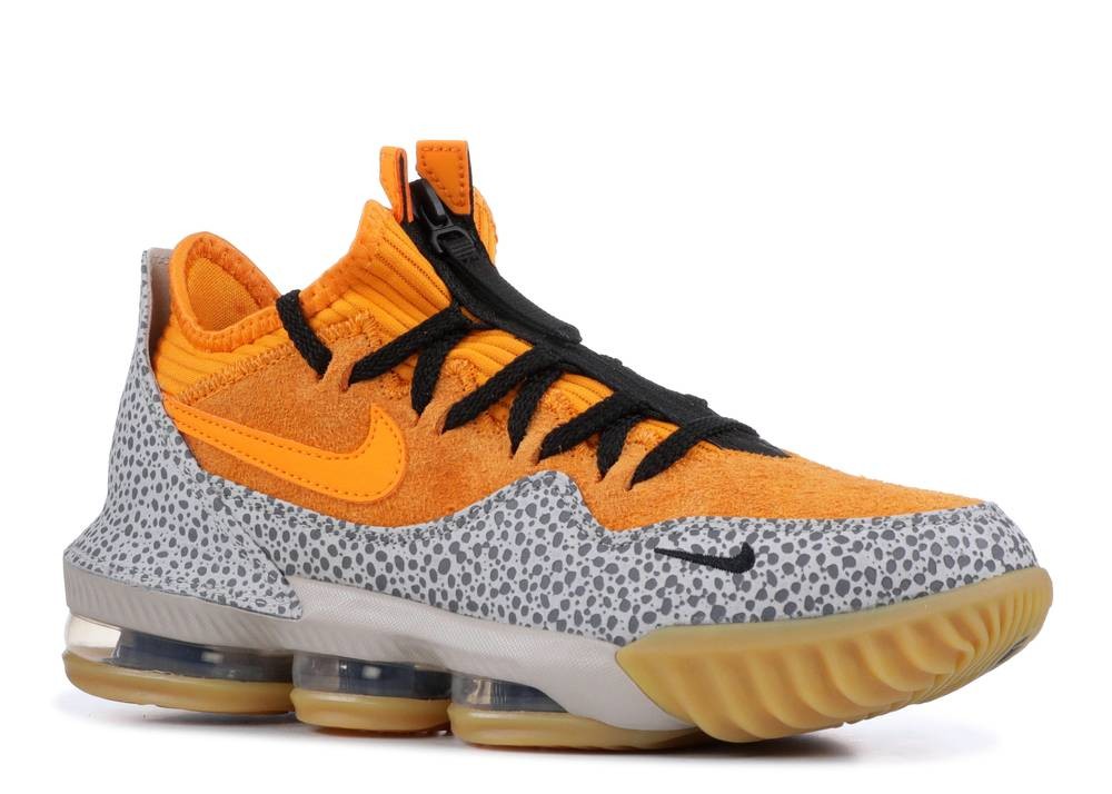 Nike Lebron 16 Low Ac Ep Safari Kumquat Black CI3358 800 Zoom Lebron 16 GmarShops