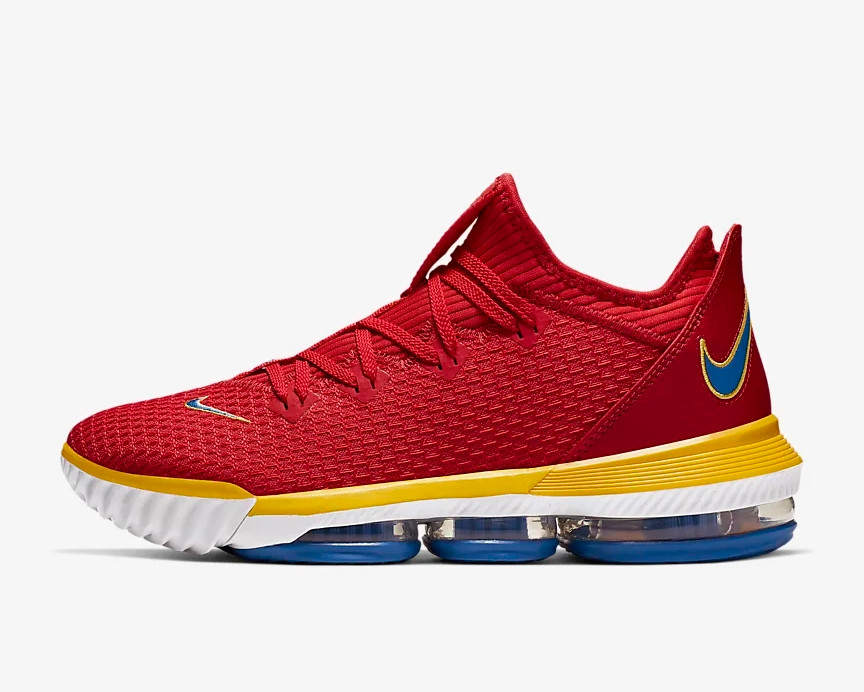 GmarShops Zoom Lebron 16 roshe nike Zoom LeBron 16 Low SuperBron University Red Varsity Royal CK2168 roshe nike air vortex south africa 600