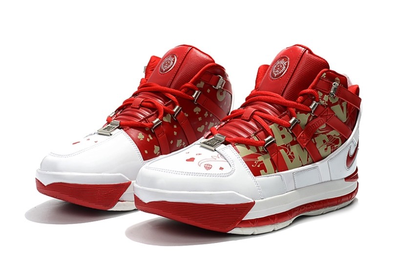 DS Nike Zoom LeBron All Star Game Red White Gold 312147 Compra