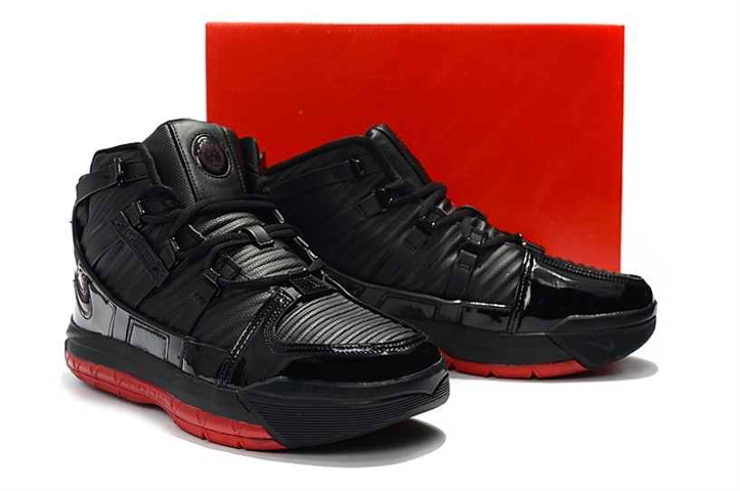 Nike Zoom Lebron 3 SuperBron Black Red AO2434 006 AljadidShops nike air vortex olive pink men pants for sale 2017 Zoom Lebron 3