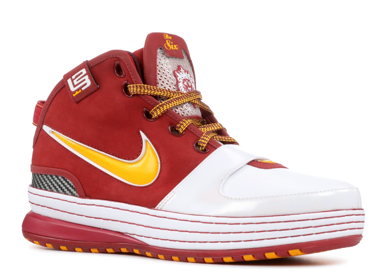 Zoom Lebron 6 Varsity Sol White Deal White Crimson 346526 171