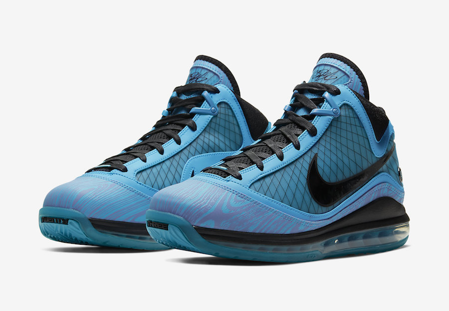 400 Nike air zoom flyknit 40 25 Nike LeBron 7 All Star 2020 Chlorine Blue Black CU5646 GaleriahitShops Zoom Lebron 7