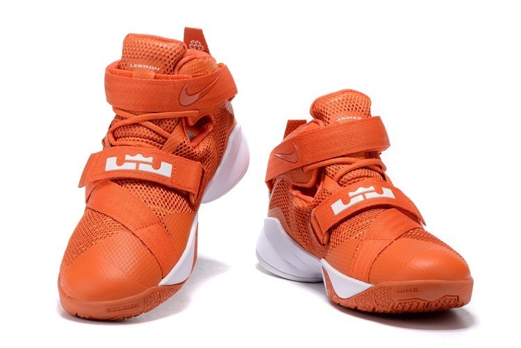 Lebron soldier 9 orange clearance