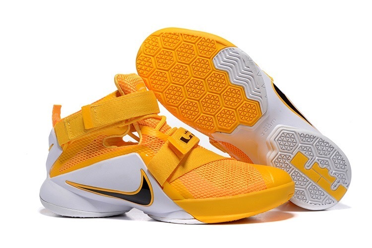 Nike Zoom Soldier 9 IX Yellow White Black Men Basketball Sneakers Shoes 749417 Classic Clear Mini Boot GmarShops 468 Zoom Lebron Soldiers IX 9