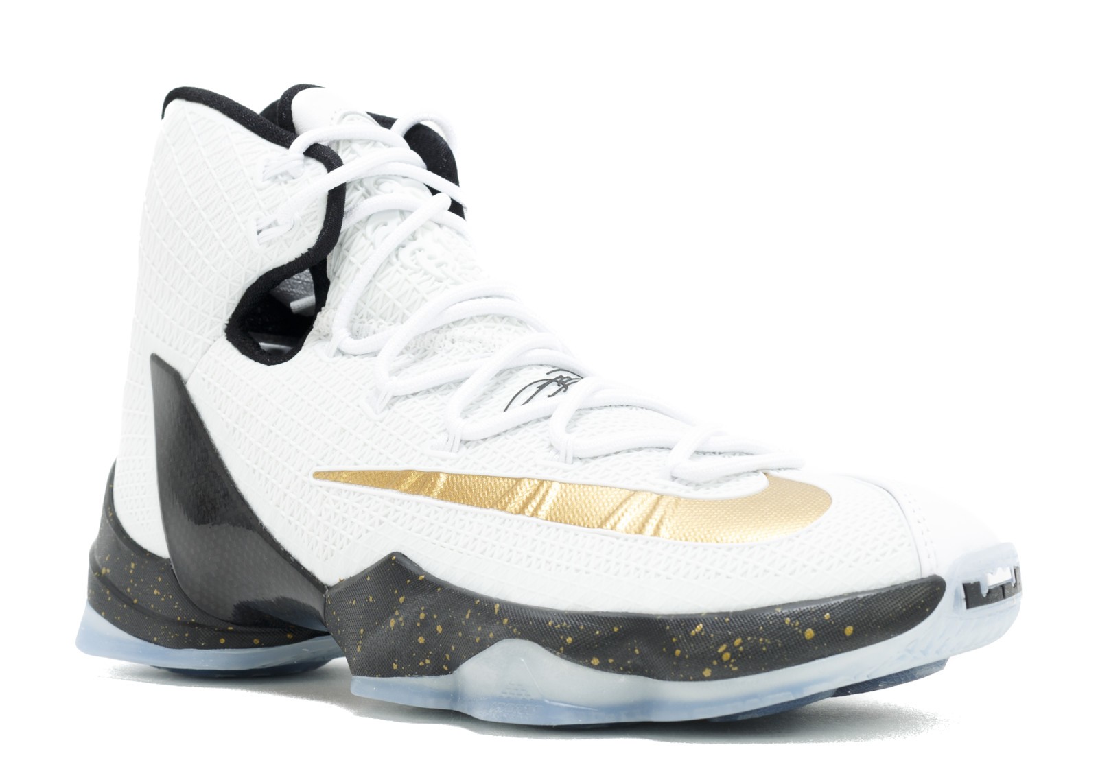 Lebron 13 Elite White Black Gold Metallic 831923 170 Lebron XIII EP Glow GaleriahitShops