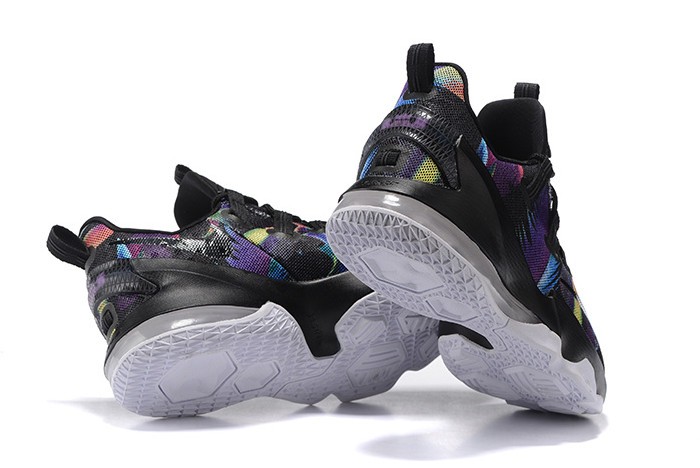 nike roshe run cheetah black and white image GaleriahitShops Nike LeBron 13 Low Floral Black Cosmic Purple White 831925 051 Lebron XIII Low EP