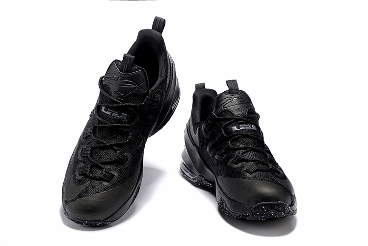 Lebron XIII Low EP Nike Lebron XIII Low EP James 13 Triple Black Men Basketball Shoes 831926 double T Shoes 001 GmarShops