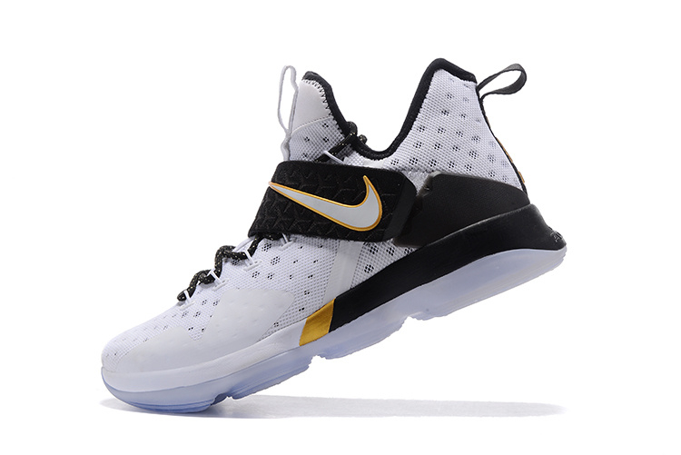 Lebron 14 white and gold shop