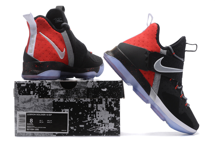 Nike Lebron XIV EP 14 Lebron James black red white Men Nike Lebron XIV EP 14 Lebron James black red white Men
