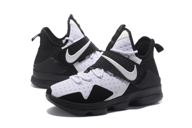Lebron 14 black and white sales