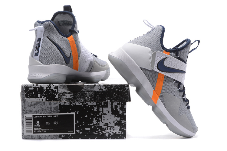 Orange and grey lebrons clearance