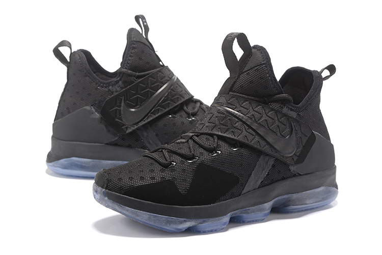 Lebron xiv triple black top