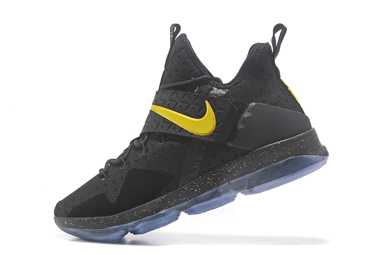 Nike Zoom LeBron XIV 14 black yellow Men basketball shoes 852405 New Balance 574 Legacy Sneaker Lebron XIV 14 AljadidShops 007