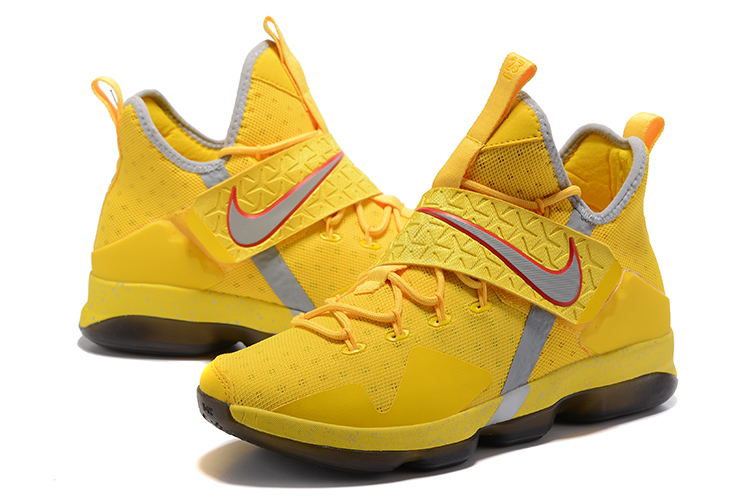 Nike Zoom LeBron XIV 14 yellow Men basketball shoes 852405 Lebron XIV 14 GmarShops Nike air max 2x have a good game white multi men casual shoes sneaker dc0834 190 700