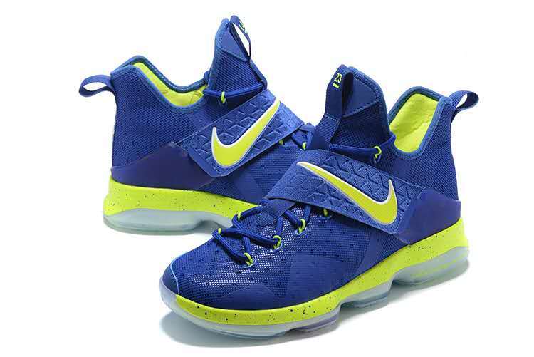 zapatillas de running Saucony tope amortiguacion talla 32 GmarShops Nike Zoom Lebron XIV 14 Royal Blue Green Men Basketball Shoes Ankle 921084 Lebron XIV 14