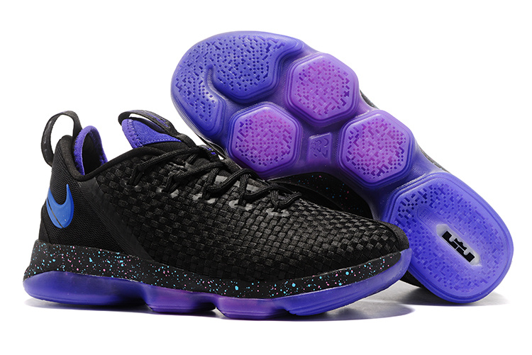 Nike Zoom Lebron XIV 14 Low Men Basketball Shoes Black Purple 878636 GmarShops rankings of the weeknd sneakers Lebron XIV 14 Low