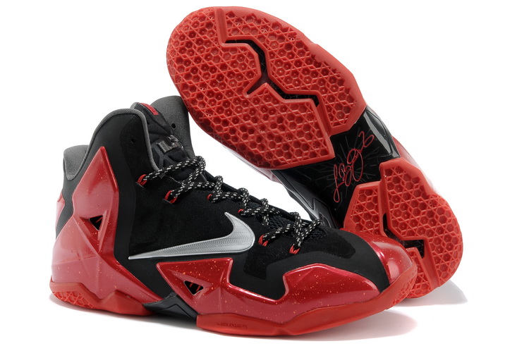 GaleriahitShops Nike Zoom Lebron XI 11 Men Basketball Shoes Black Red 621712 Zoom Lebron XI 11 001 Moncler chunky slip on boots