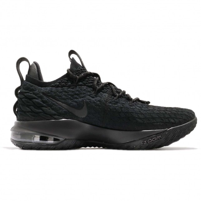 Triple black lebron 15 low deals