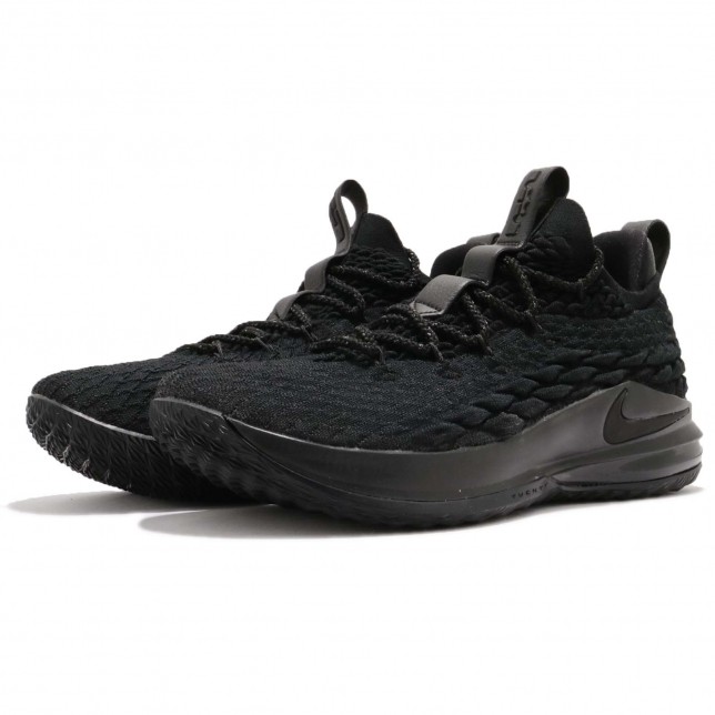 Zoom Lebron XV 15 004 Nike LeBron 15 Low Triple Black thunder Grey AO1756 GmarShops nike blazer blue gold dress shoes black and brown