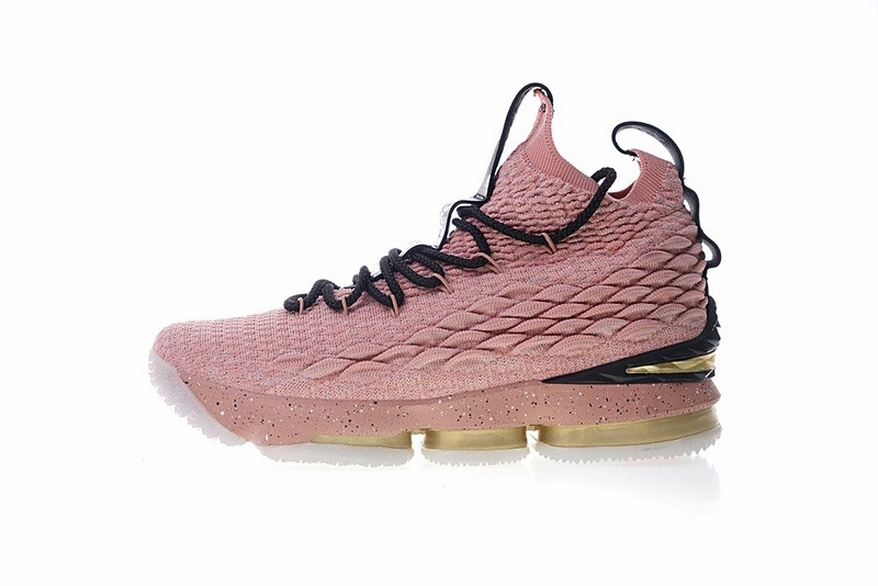 Gerardo Lopez wearing the Nike Cortez center GaleriahitShops Zoom Lebron XV 15 Nike Lebron 15 Xv Pe Ohio State University Pink Black Basketball AA3857 600