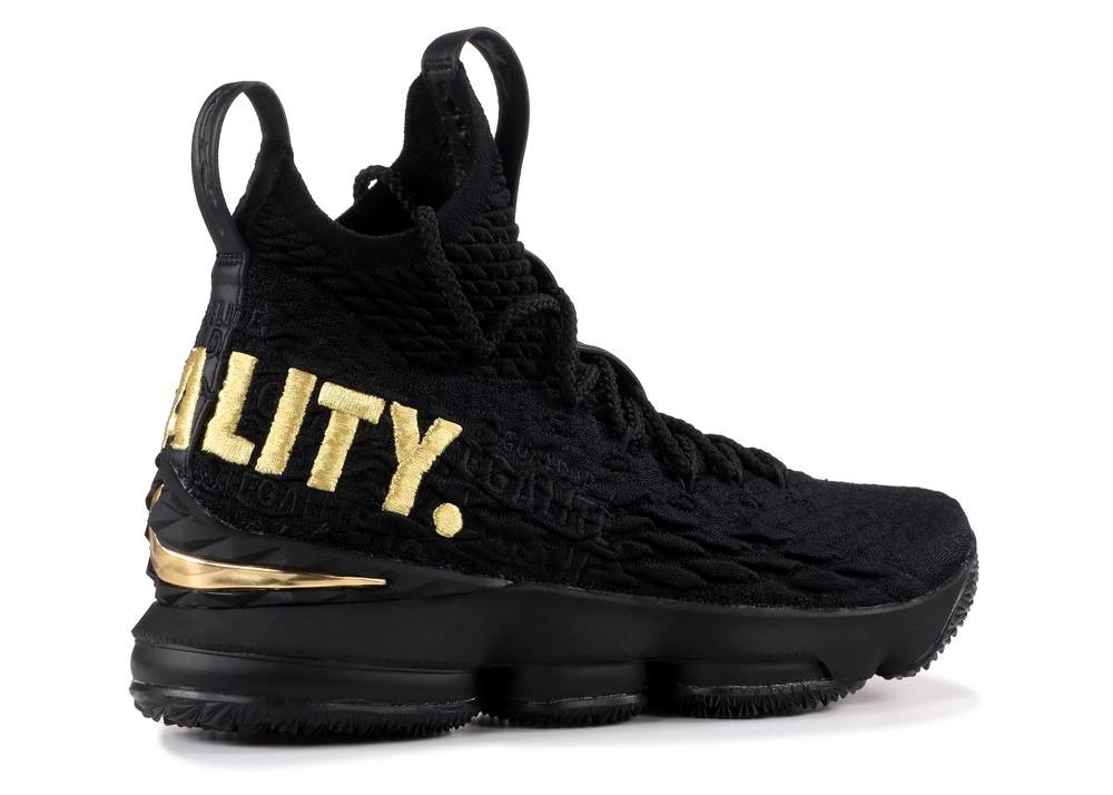 nike sb three bears price guide printable 2017 Nike Lebron Xv Equality Pe Black Gold 897648 007 StclaircomoShops Zoom Lebron XV 15