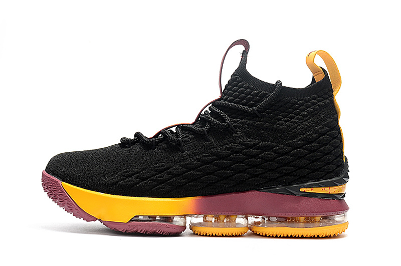 Zoom Lebron XV 15 lace up ballerina shoes Nike Zoom Lebron XV 15 Basketball Men Shoes Black Yellow Cra wallonieShops