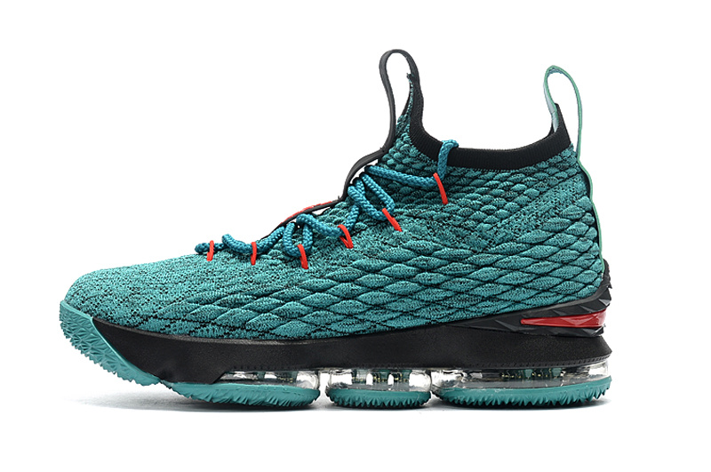 Lebron 15 green and red top