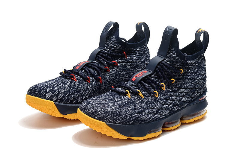 Lebron 15 blue and yellow new arrivals