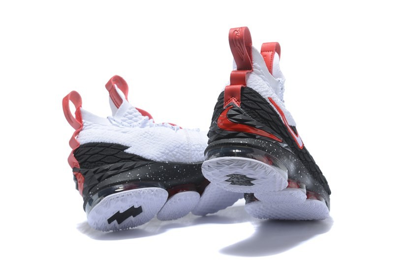 Lebron 15 white and red on sale