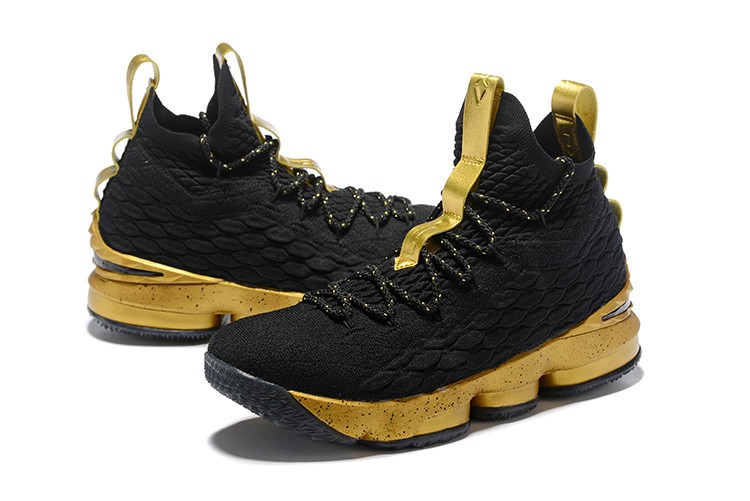 Zoom Lebron XV 15 all pink sale nike air max with cut out sides and back Cra wallonieShops 006 sale nike Zoom Lebron XV 15 EP LBJ15 Champion Black Gold AJ1754