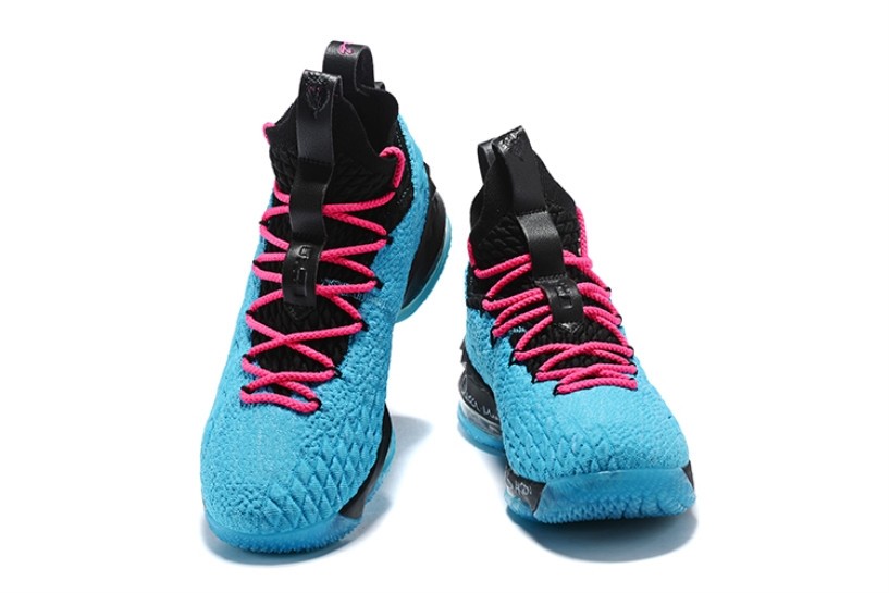 Lebron 15 blue and pink best sale