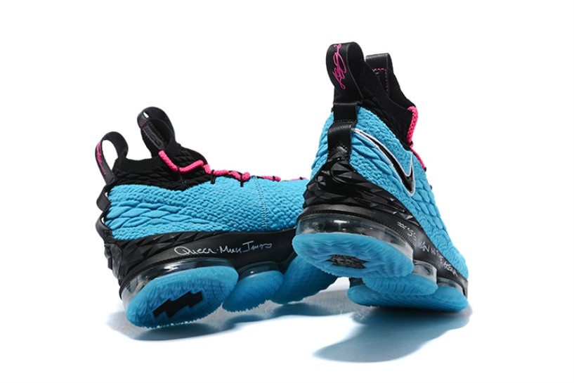 Lebron 15 blue and pink clearance