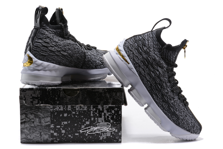 Nike Zoom Lebron XV 15 Men Basketball Shoes Black Gold zapatillas de running Adidas hombre mixta constitucion ligera talla 36 Zoom Lebron XV 15 AljadidShops