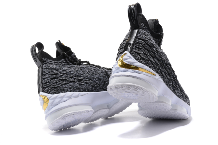 Nike Zoom Lebron XV 15 Men Basketball Shoes Black Gold zapatillas de running Adidas hombre mixta constitucion ligera talla 36 Zoom Lebron XV 15 AljadidShops