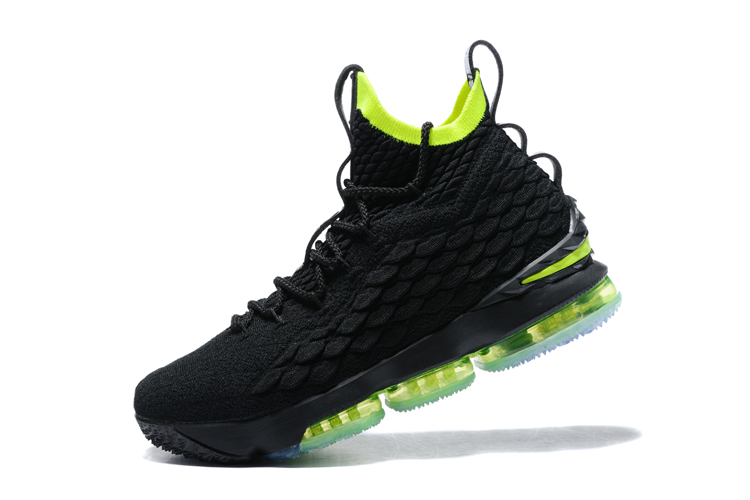 Nike Zoom Lebron XV 15 Men Basketball Shoes Black Green Zoom Lebron XV 15 GaleriahitShops responsive shoe that does it all
