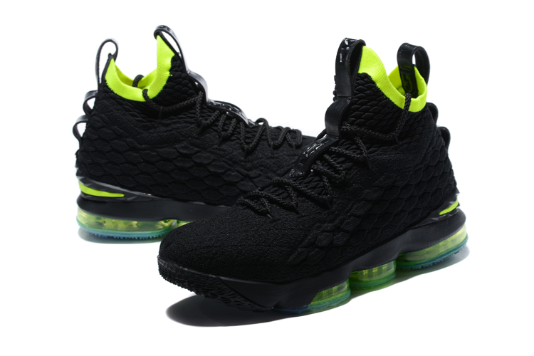 Lebron 15 black and green store