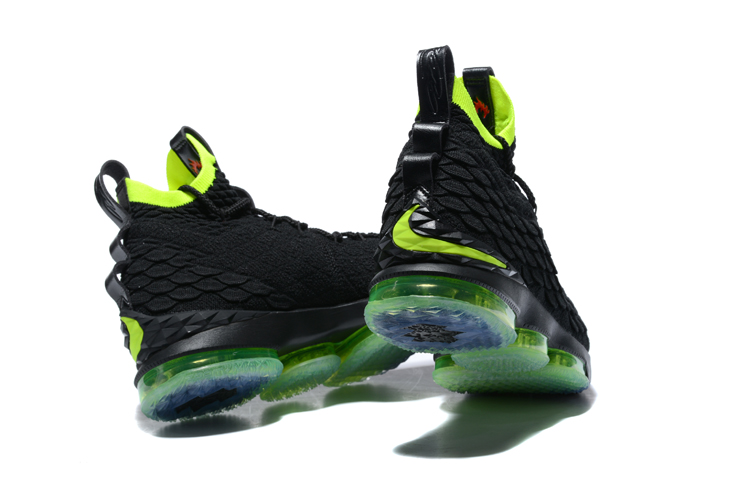 Nike Zoom Lebron XV 15 Men Basketball Shoes Black Green Zoom Lebron XV 15 GaleriahitShops responsive shoe that does it all