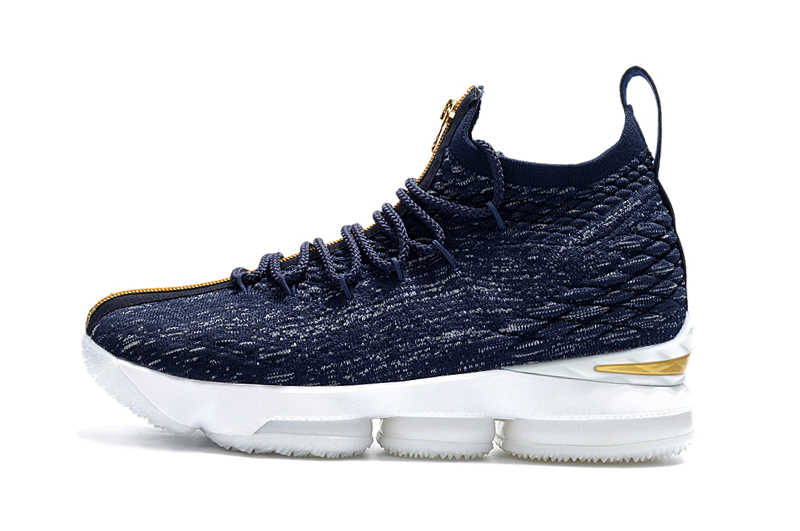 Navy blue lebron 15 on sale