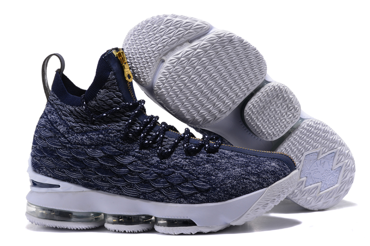 Lebron 15 black and blue cheap