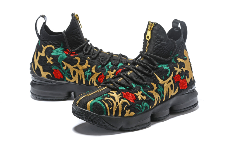 Lebron 15 sales floral black