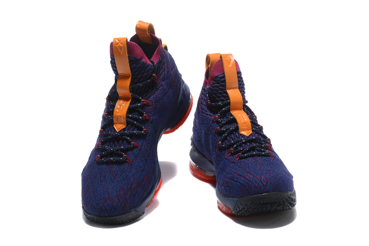 Blue and orange lebron 15 shop